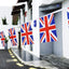 Banderines Union Jack 30 pzas triángulo decoración fiesta