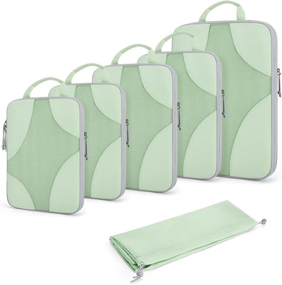 Cubos compresión viaje 6 Pzas 1L2M2S1 bolsa zapatos
