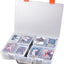 Caja plástico tarjetas béisbol fútbol MTG 4 casos