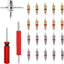 Kit herramientas extracción vástago válvula neumático 4en1