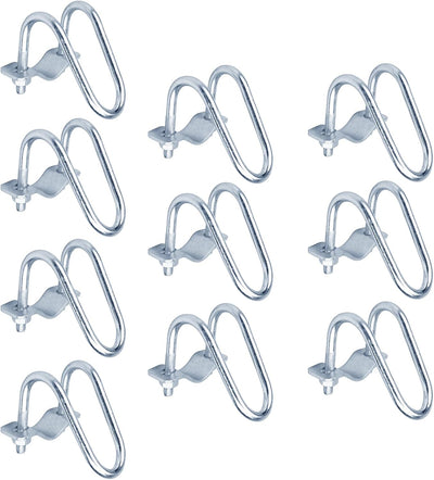 10 Set Abrazadera Tubo Cruzado 1-1/4"