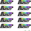 Luces pared RGB 7pulg LED paisajismo 12V