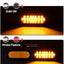 Luces estroboscópicas ámbar 24 LED IP67 para remolque