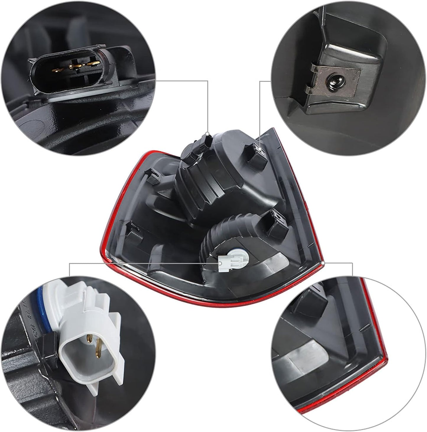 Conjunto luz trasera repuesto Ram Pickup 09-15