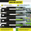 Anclaje E Track interior para correas camiones pack 12