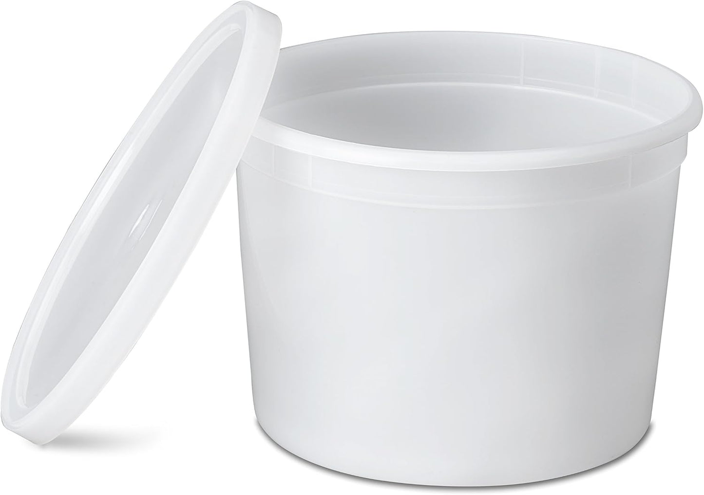 Contenedores plástico 64oz comp 10 para alimentos oficina