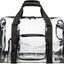 Bolsa gimnasio transparente con compartimento zapatos