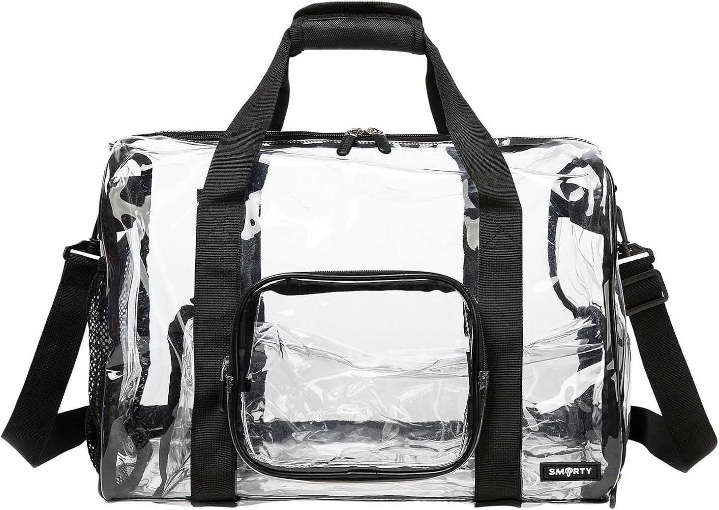 Bolsa gimnasio transparente con compartimento zapatos