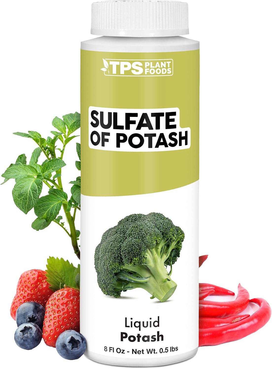 Suplemento potasio sulfato de potasa 8oz para plantas