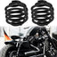 Asiento motocicleta resorte 5cm para Harley Davidson negro