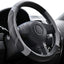 Funda cuero volante 15.5-16pulg antiderrap negro gris