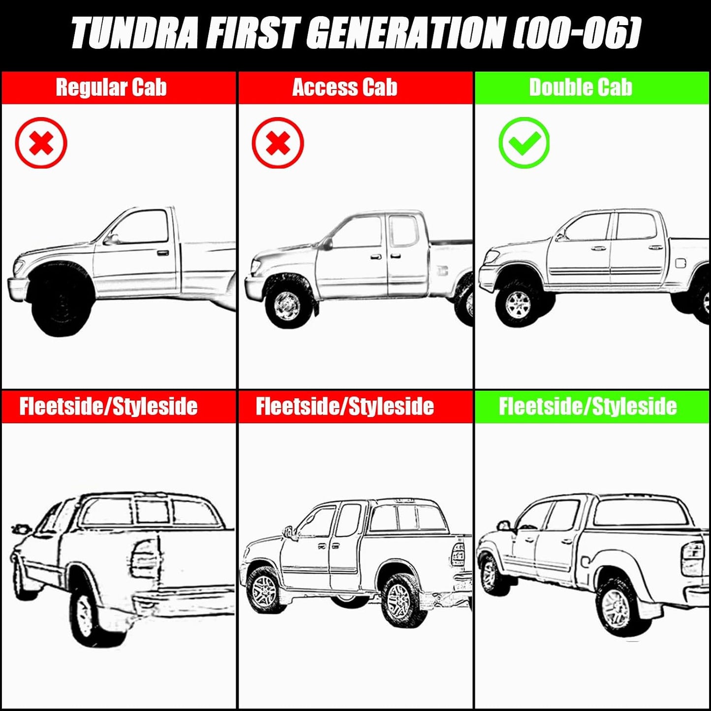 Conjunto luz trasera comp Toyota Tundra 4 puertas doble