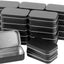 60 Latas Rectangulares Metal Bisagras Contenedores Almacenamiento