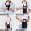 Soporte pasaporte cartera viaje 6 compartimentos negro