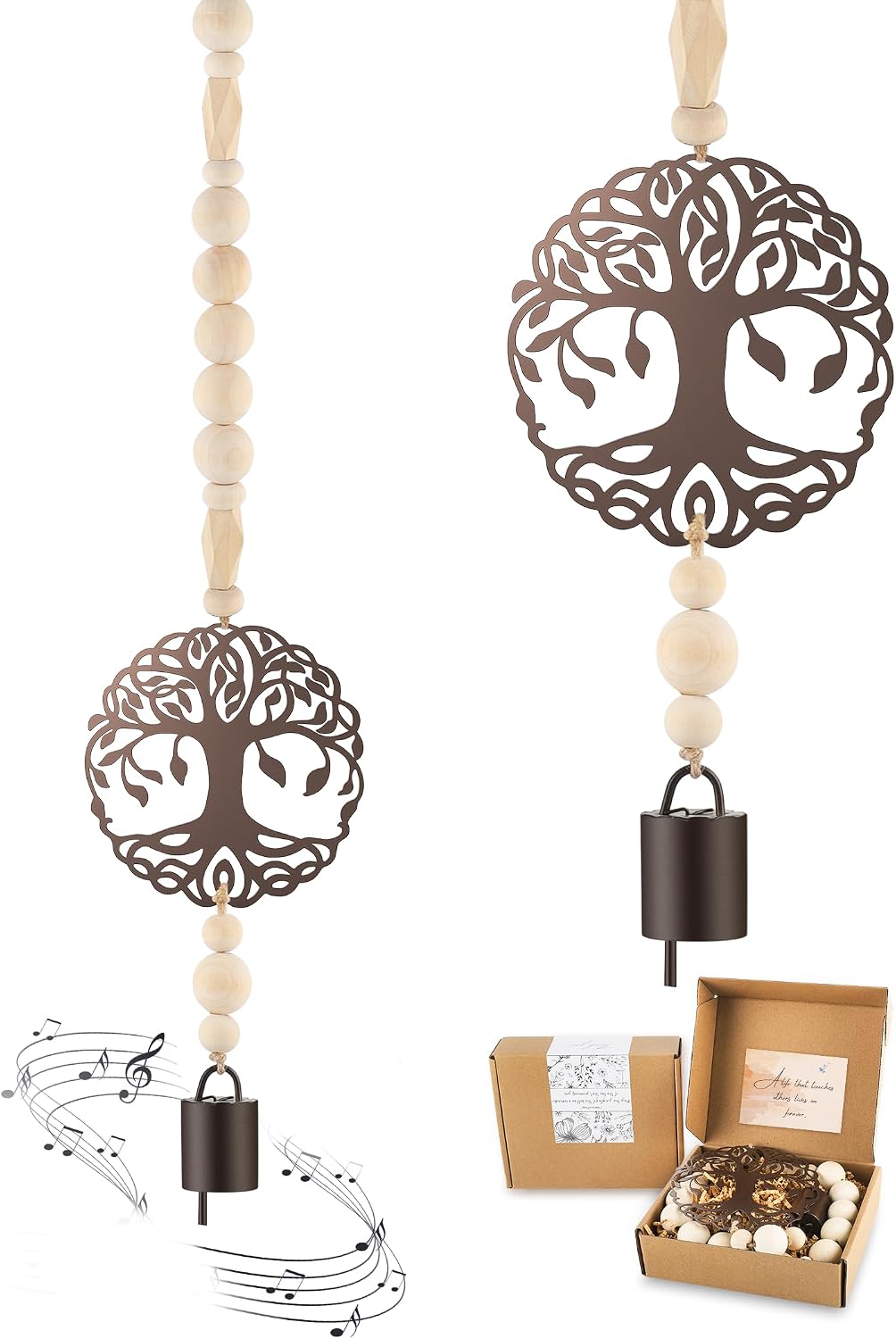 Campana viento árbol vida regalo duelo condolencia