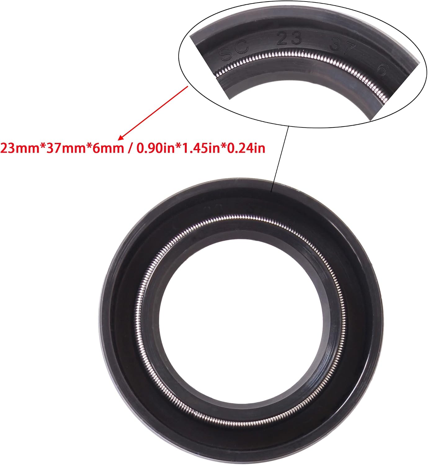 Sello aceite eje Motor Barco 93101-23070 2 Pzas comp Yamaha