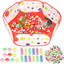 Juguetes gatos 200 bolas pompones 10 cascabel 12 resortes