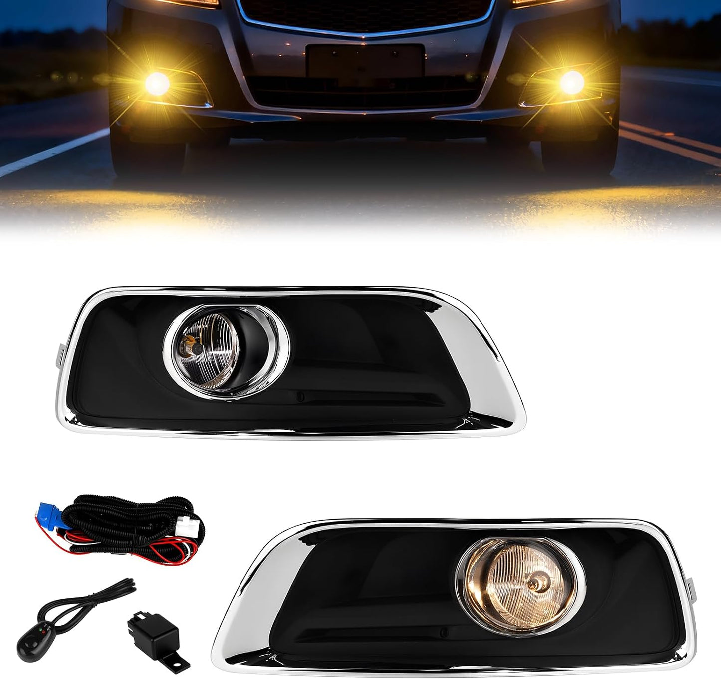 Luces antiniebla Chevy Malibu 2016 con interruptor