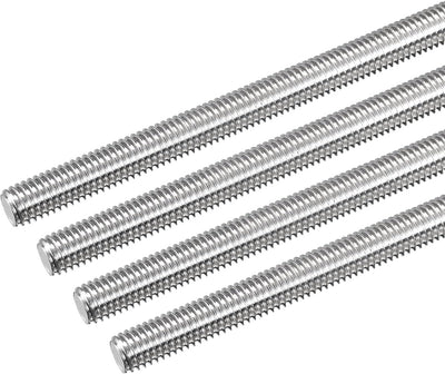 Varilla roscada M8 304 acero inox 9.843pulg paquete 8