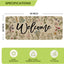 Tapete bienvenida primavera flores 24x59pulg