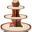 Soporte madera cupcakes 3 niveles decoración fiesta