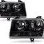 Montaje faros comp Chrysler 300 halógeno negro