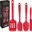 Set 4 Espátulas Silicona Girador Antiadherente