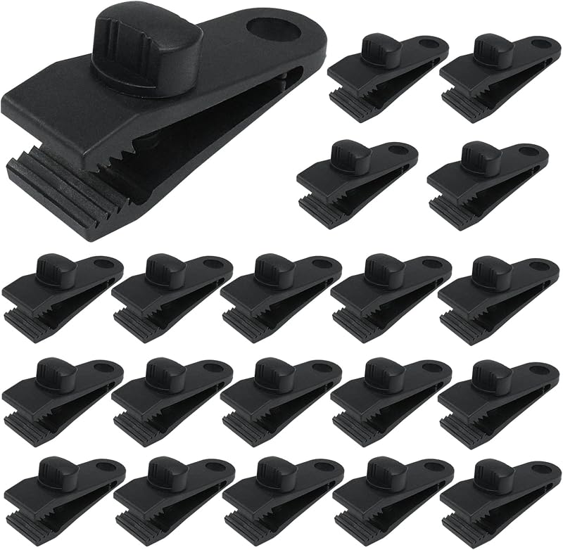 24 Clips Lona Resistentes para Toldos y Cubiertas