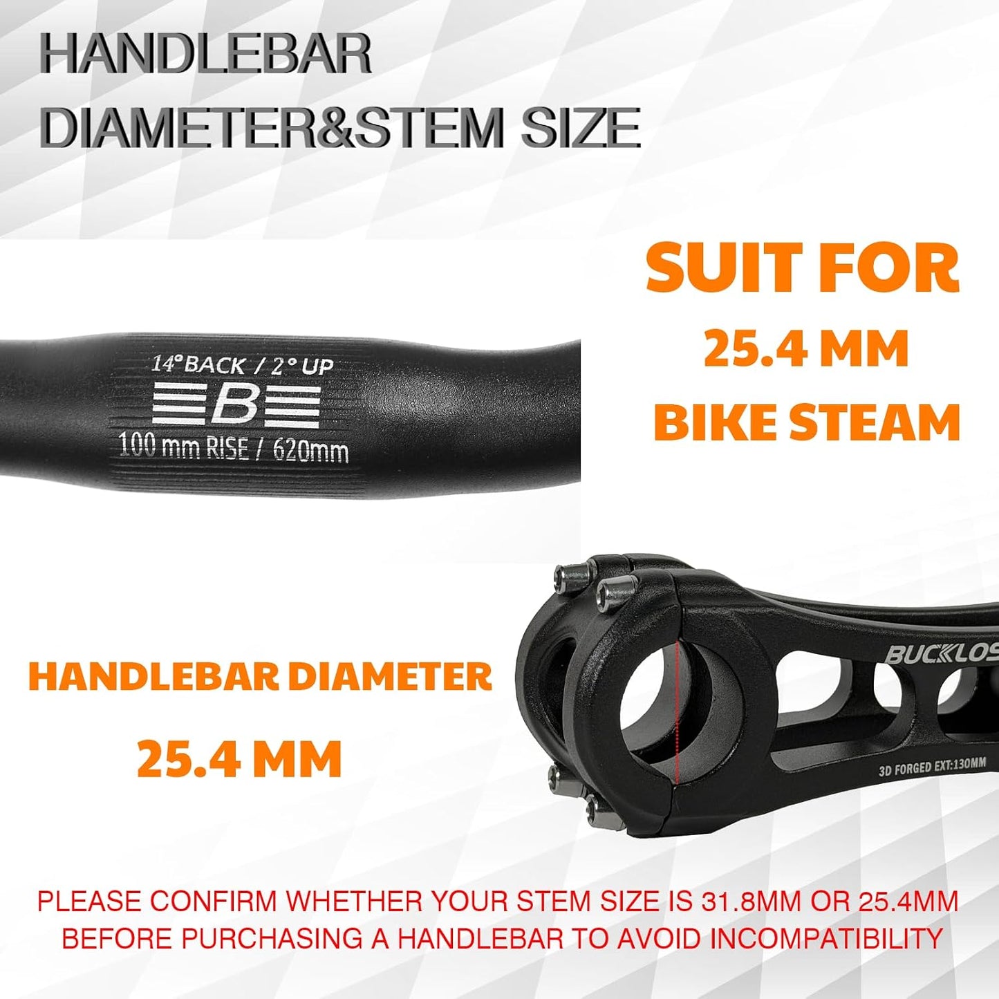 Manillar MTB elevador aluminio 620/720mm E-Bike