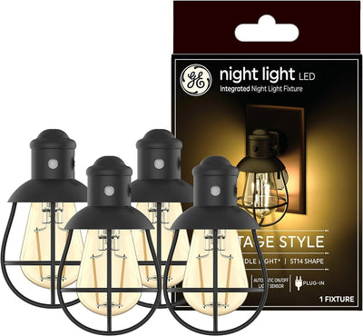Luz nocturna LED vintage estilo granja pack 4