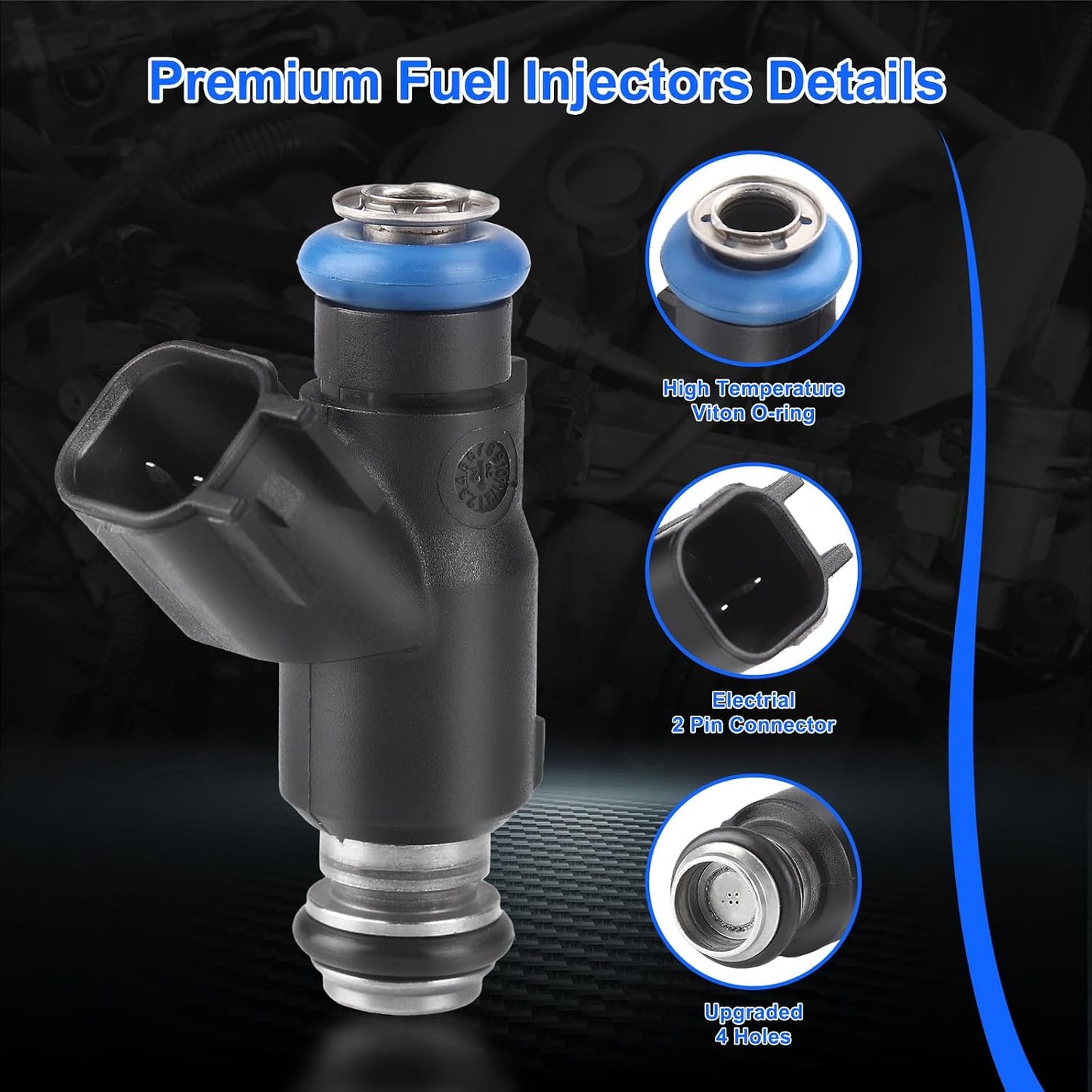 Inyectores combustible 4 agujeros Chevy Colorado 10-12