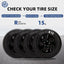 Cubiertas rueda negras 15pulg Honda Civic 06-15 pack 4