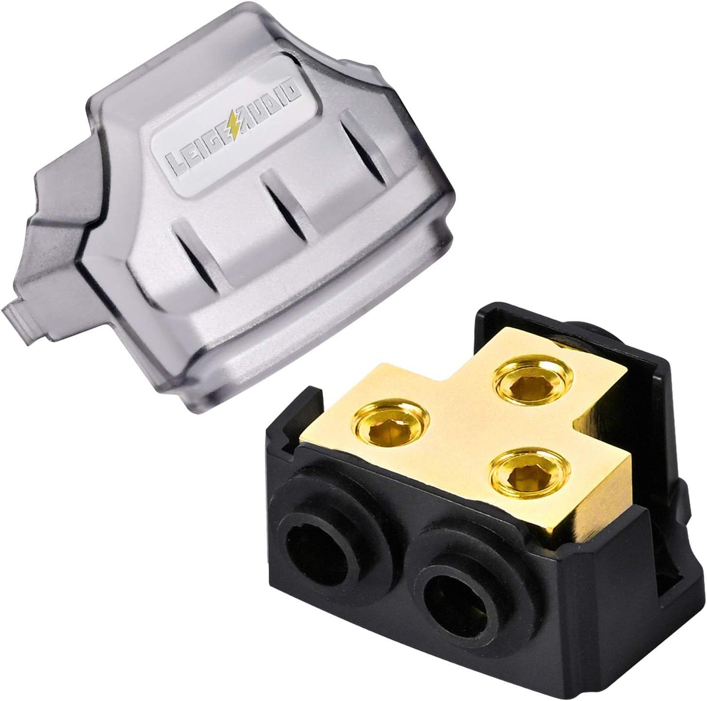 Bloque distribución energía cobre para divisor audio coche