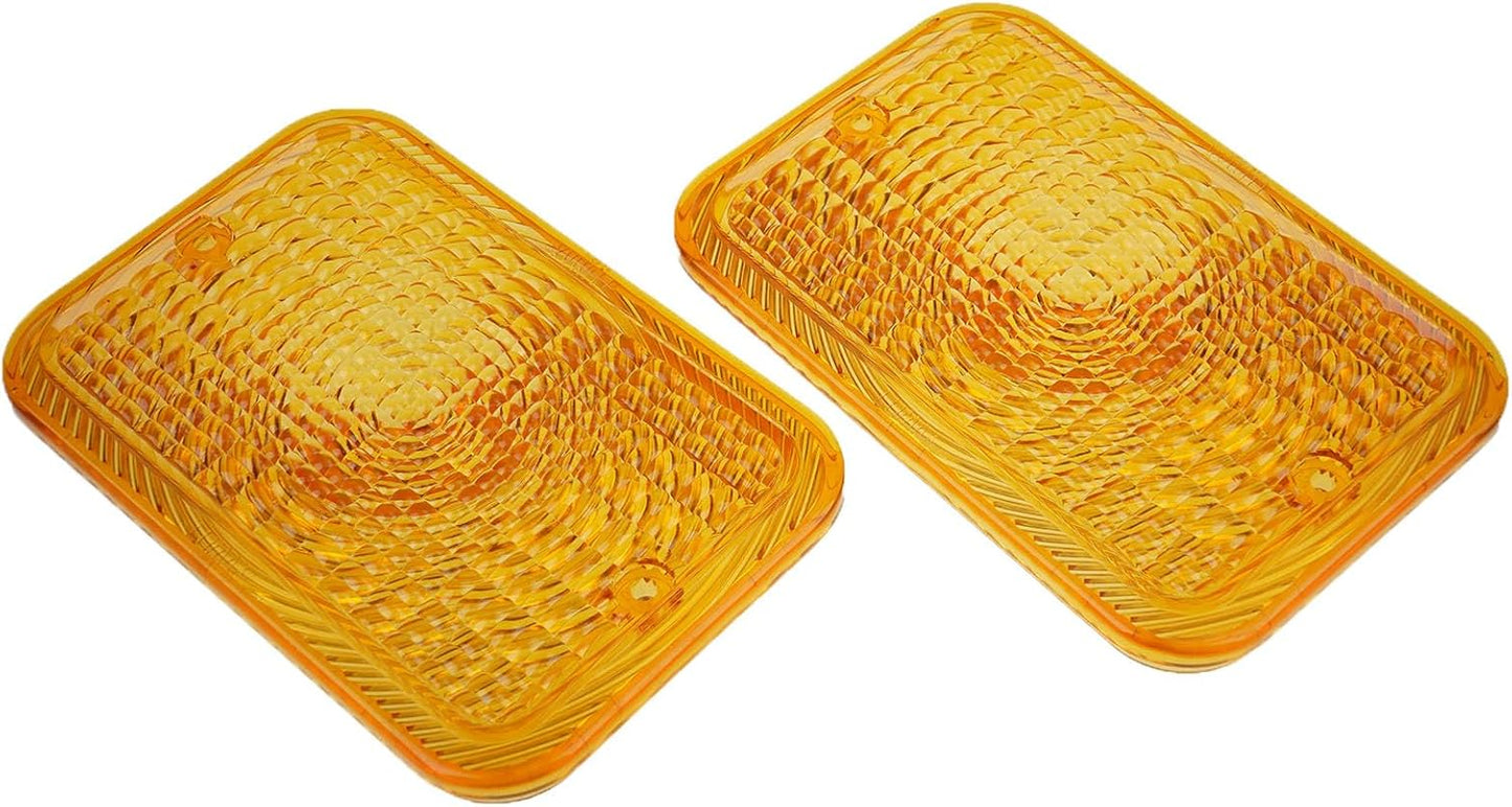 2 Lentes Ámbar comp John Deere Tractor 1023E