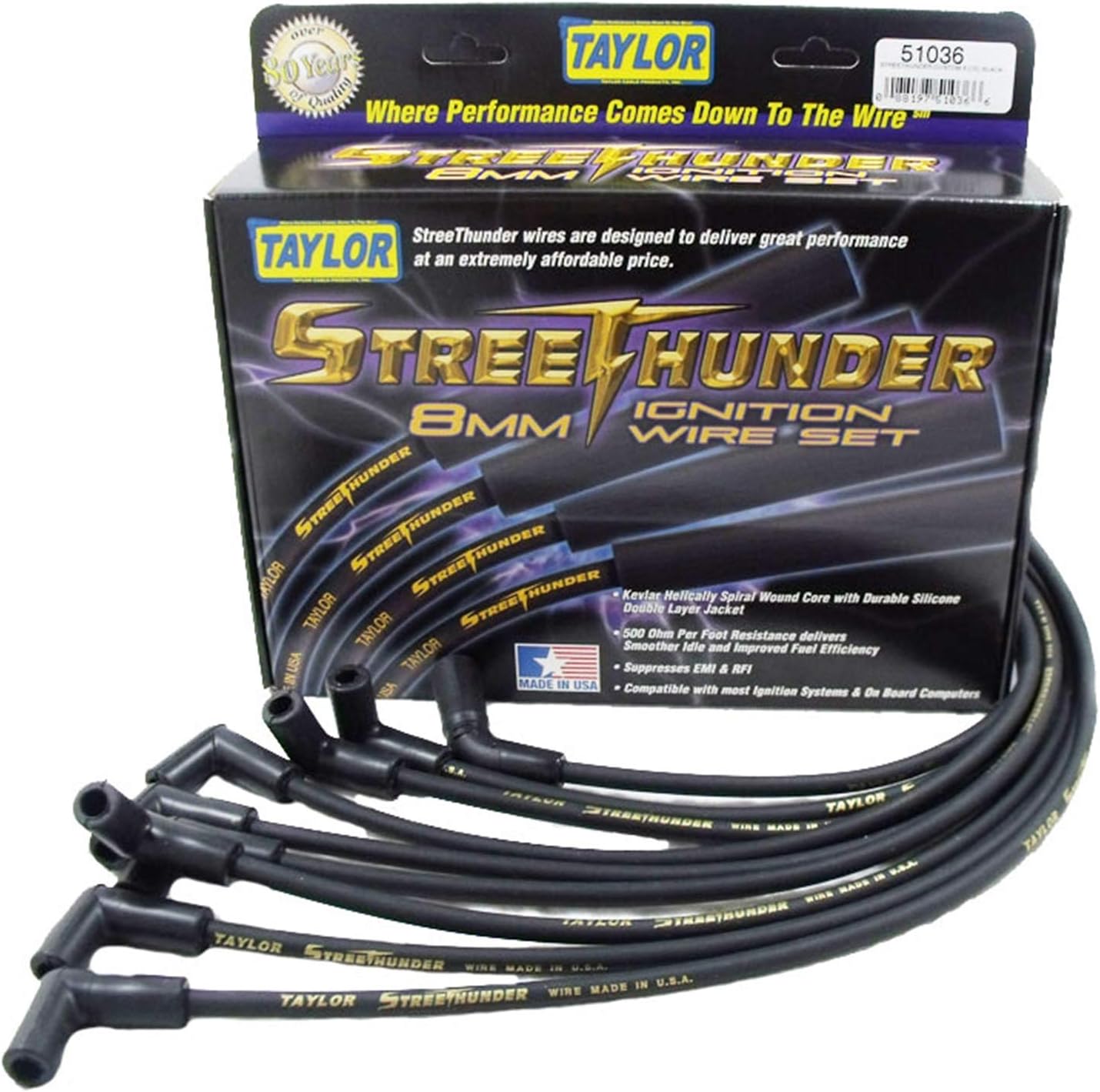 Set cables encendido 51036 negro