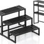 Soporte plantas 3 niveles hierro forjado resistente