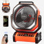 Ventilador campamento con luz 20000mah 8 vel. control remoto