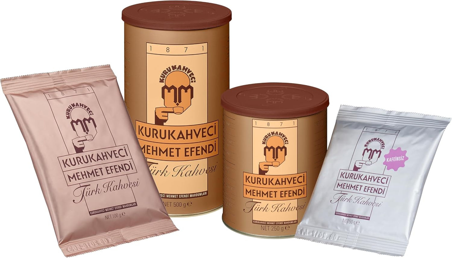 Café Turco Arábica Tostado Molido Aroma Rico 100g Pack 8