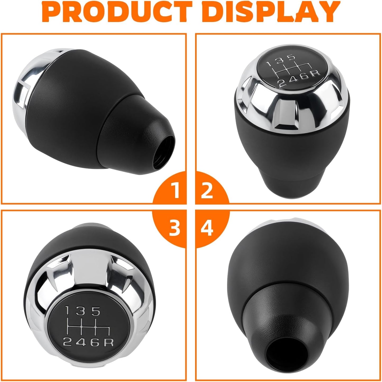 Pomo palanca cambios 6 velocidades comp Jeep Wrangler JK 07-18