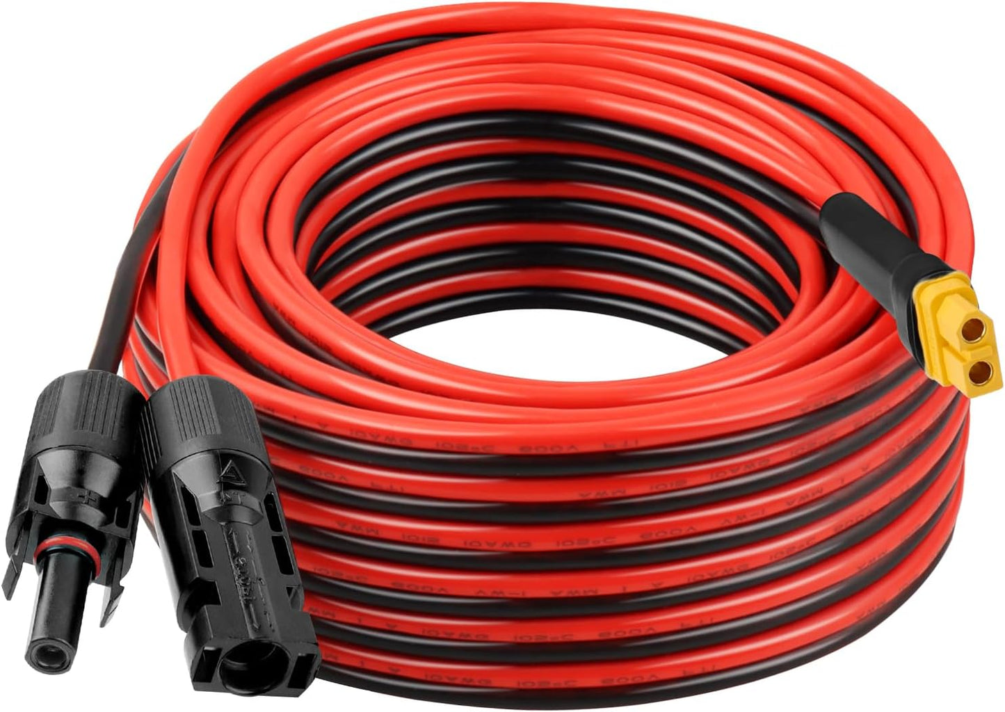 Cable extensión solar XT60 10AWG 35pies hembra a macho