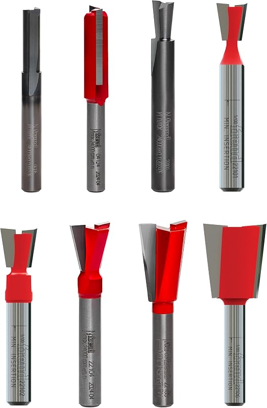 Set 8 Pzas Brocas Incra Jig 1/4 Vástago 96-100