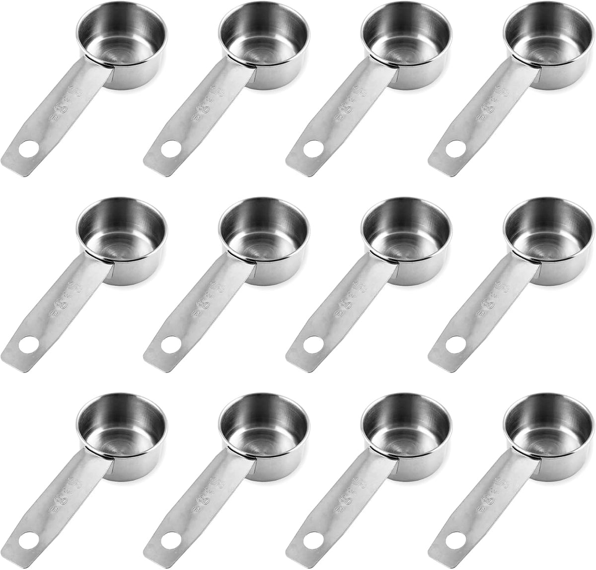 Taza medidora acero inox 30ml 1/8 taza para café