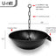 Cuenco colector de lluvia 10" anclaje cadena