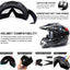 Gafas motocicleta UV400 resistentes viento polvo ajustables