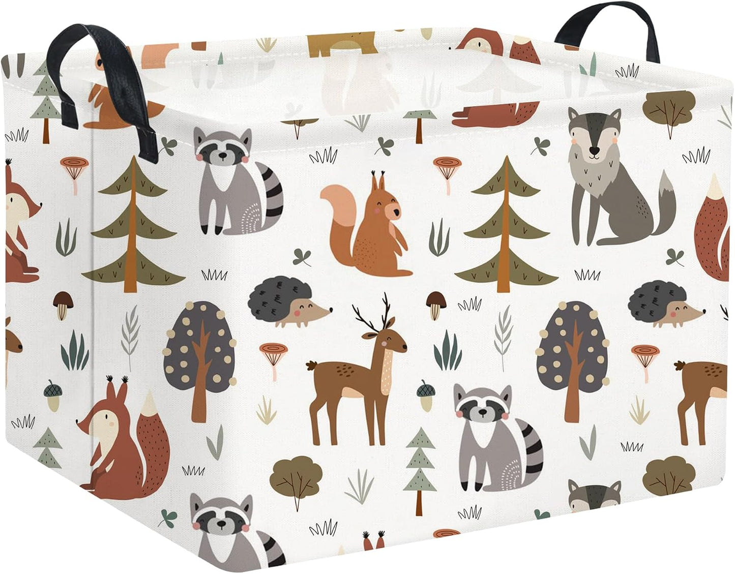 Cesta regalo rectangular para juguetes niños estante