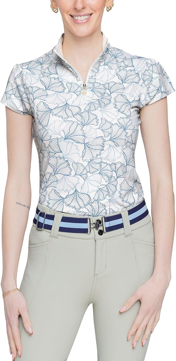 Ropa deportiva manga casquillo mujer absorbe humedad