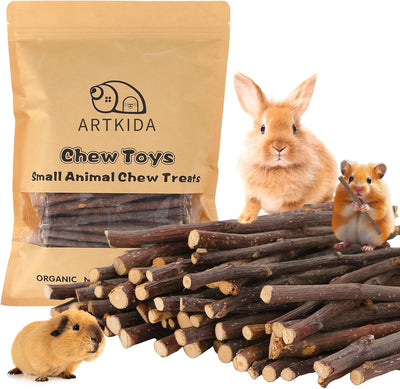 Palitos madera para masticar conejos y otros roedores