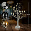Árbol luz LED 24 luces USB abedul decoración hogar Navidad