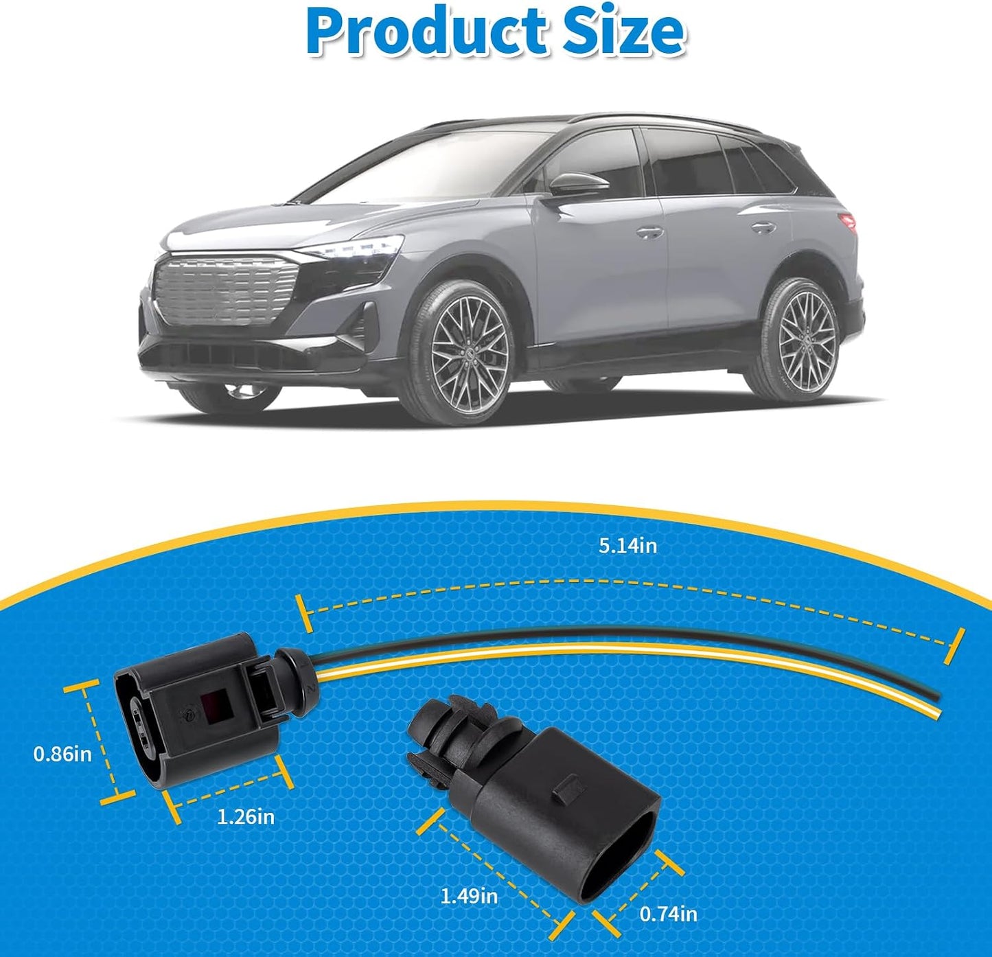 Sensor temperatura aire coche comp Golf Passat Tiguan A3 A4
