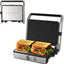 Prensa Panini eléctrica para sándwiches y carne